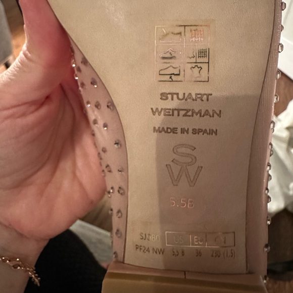 Stuart Weitzman Arabella crystal mesh ballerina Flat - Picture 5 of 5
